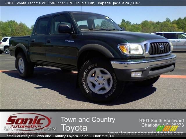 2004 Toyota Tacoma V6 PreRunner TRD Double Cab in Imperial Jade Mica