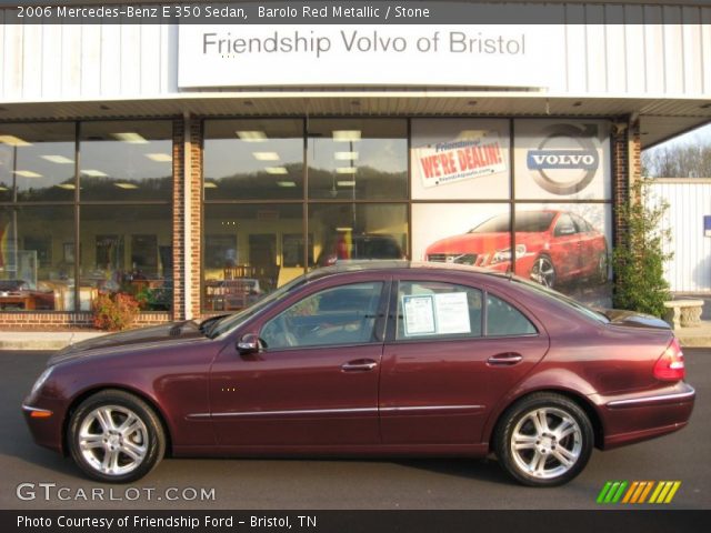 2006 Mercedes-Benz E 350 Sedan in Barolo Red Metallic