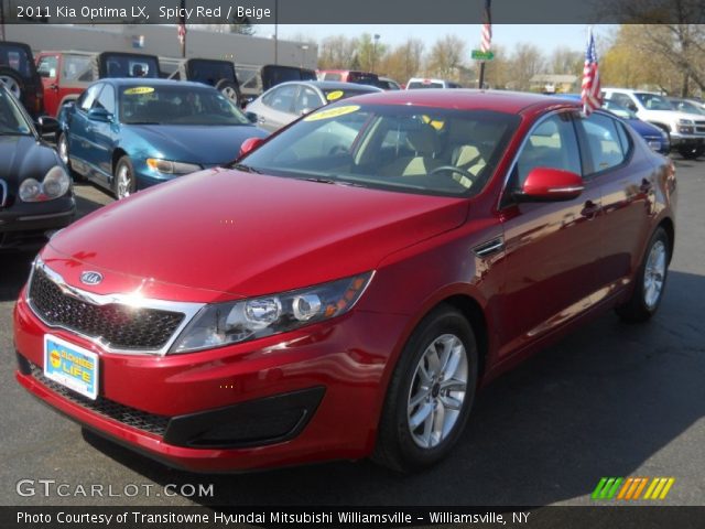 2011 Kia Optima LX in Spicy Red