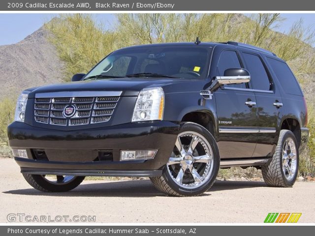 2009 Cadillac Escalade AWD in Black Raven