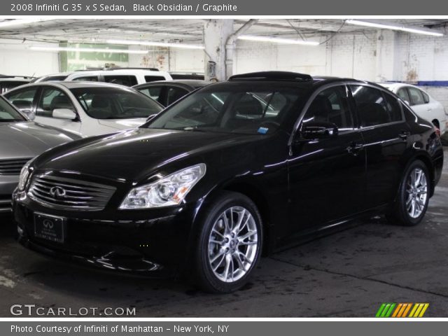 2008 Infiniti G 35 x S Sedan in Black Obsidian