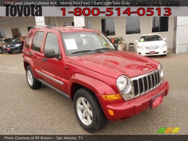 2006 Jeep Liberty Limited 4x4 in Inferno Red Pearl