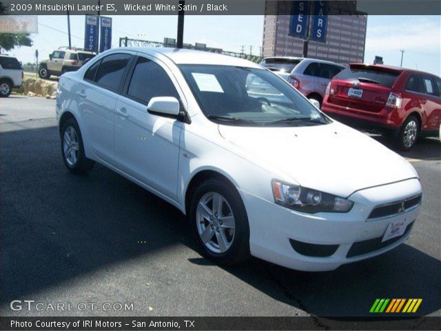 2009 Mitsubishi Lancer ES in Wicked White Satin