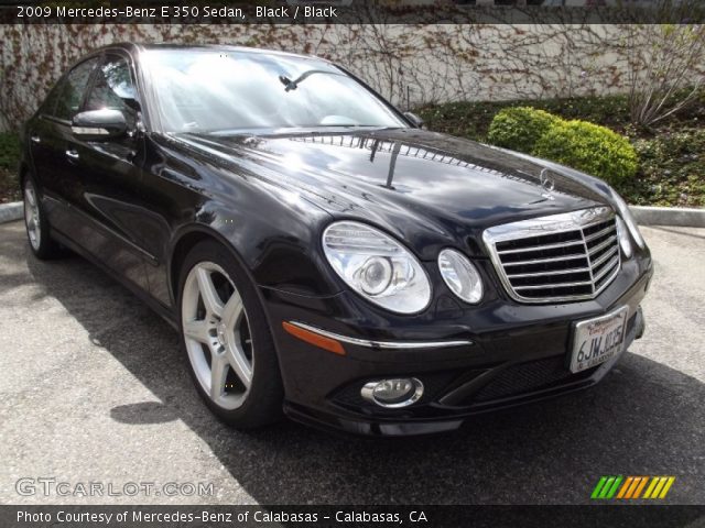 2009 Mercedes-Benz E 350 Sedan in Black