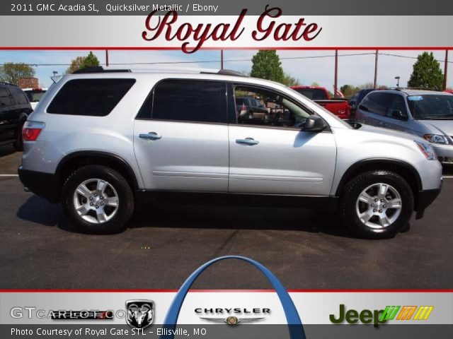 2011 GMC Acadia SL in Quicksilver Metallic