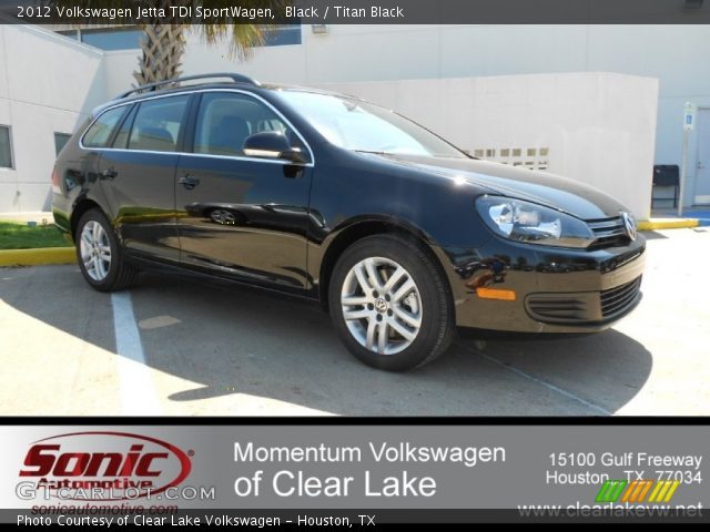 2012 Volkswagen Jetta TDI SportWagen in Black