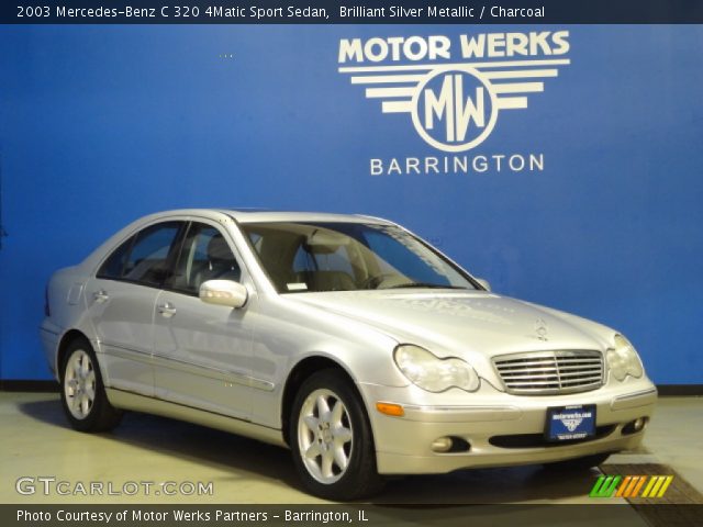 2003 Mercedes-Benz C 320 4Matic Sport Sedan in Brilliant Silver Metallic