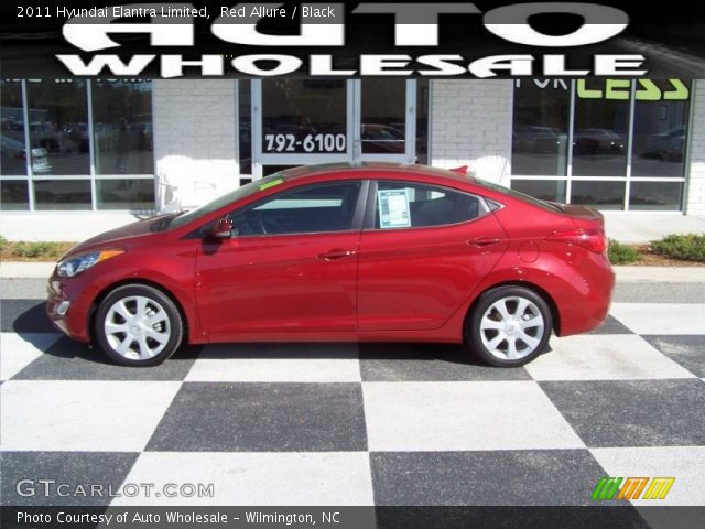 2011 Hyundai Elantra Limited in Red Allure