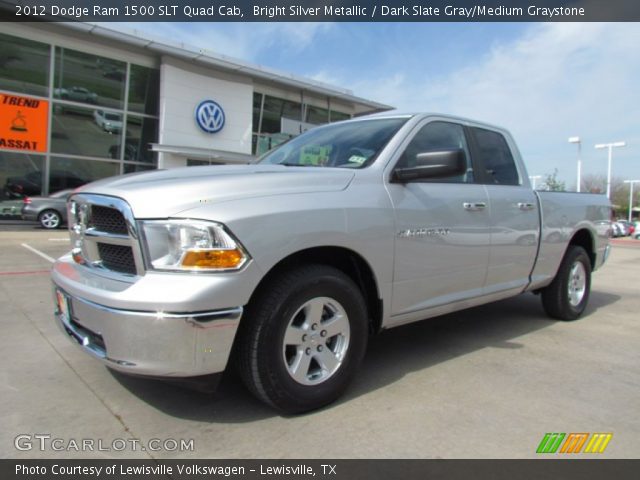 2012 Dodge Ram 1500 SLT Quad Cab in Bright Silver Metallic