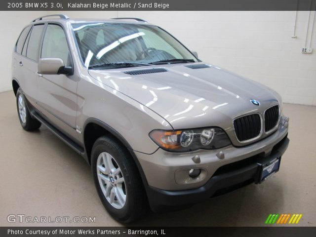 2005 BMW X5 3.0i in Kalahari Beige Metallic