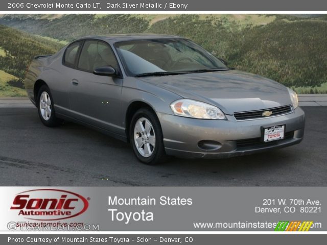 2006 Chevrolet Monte Carlo LT in Dark Silver Metallic