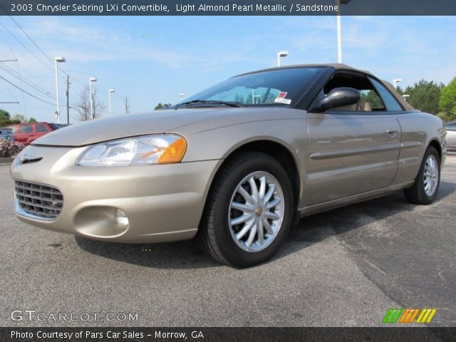 2003 Chrysler Sebring LXi Convertible in Light Almond Pearl Metallic