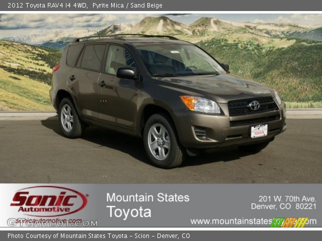 2012 Toyota RAV4 I4 4WD in Pyrite Mica