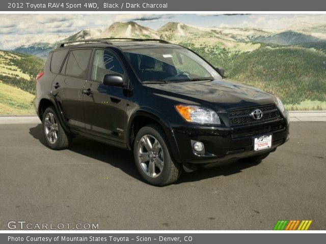 2012 Toyota RAV4 Sport 4WD in Black