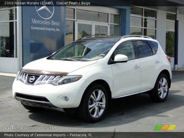 2009 Nissan Murano LE AWD in Glacier Pearl