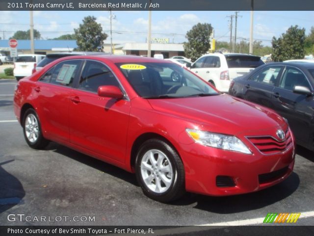 2011 Toyota Camry LE in Barcelona Red Metallic