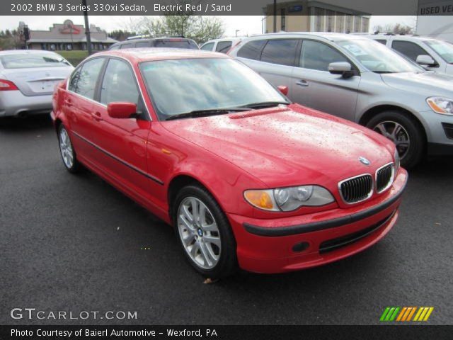 Electric red bmw 3 series #6
