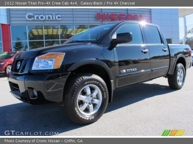 2012 Nissan Titan Pro-4X Crew Cab 4x4 in Galaxy Black