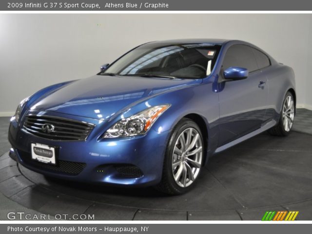 2009 Infiniti G 37 S Sport Coupe in Athens Blue