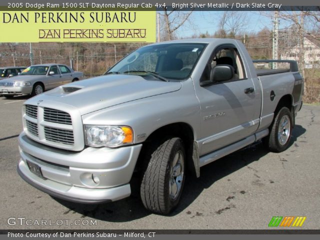 2005 Dodge Ram 1500 SLT Daytona Regular Cab 4x4 in Bright Silver Metallic