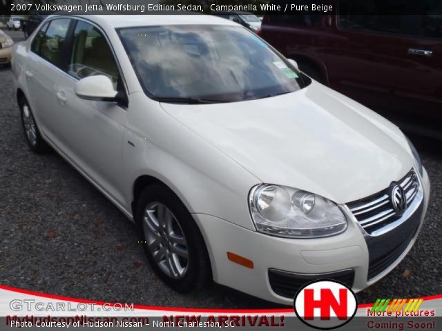 2007 Volkswagen Jetta Wolfsburg Edition Sedan in Campanella White