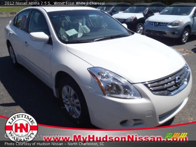 2012 Nissan Altima 2.5 S in Winter Frost White