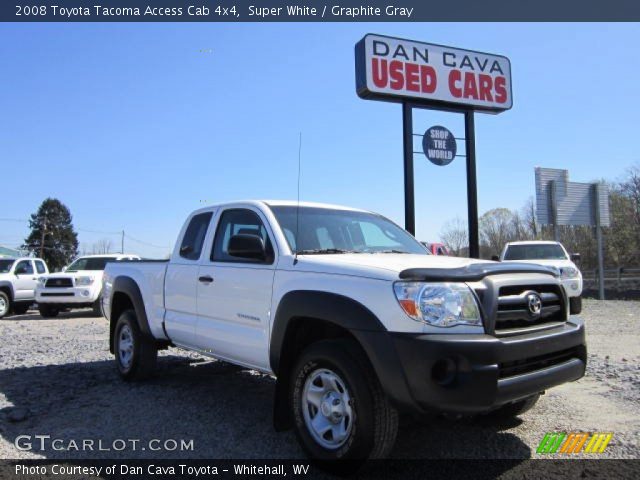 2008 Toyota Tacoma Access Cab 4x4 in Super White
