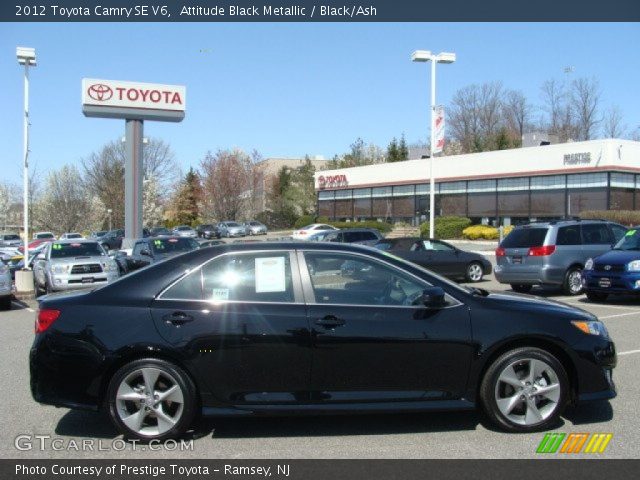 2012 Toyota Camry SE V6 in Attitude Black Metallic