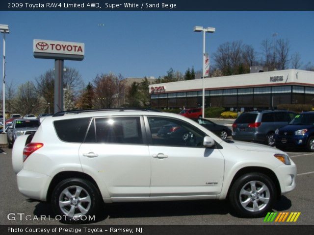 2009 Toyota RAV4 Limited 4WD in Super White