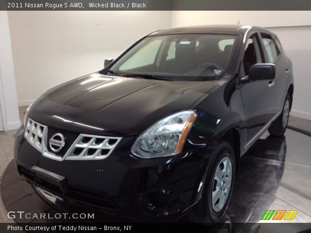 2011 Nissan Rogue S AWD in Wicked Black