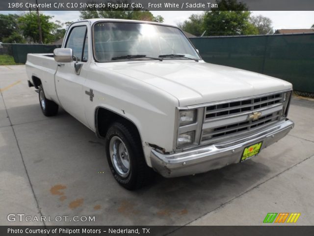 1986 Chevrolet C/K C10 Silverado Regular Cab in Frost White