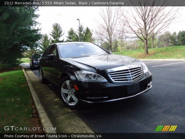 2012 Mercedes-Benz S 550 4Matic Sedan in Black