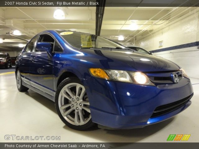 2007 Honda Civic Si Sedan in Fiji Blue Metallic