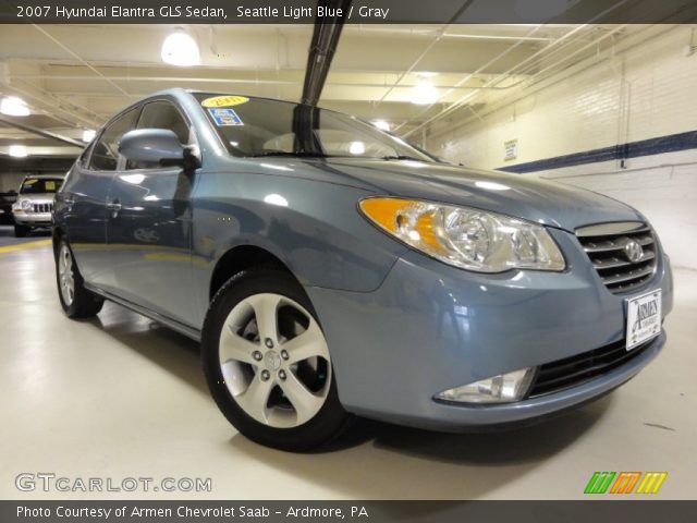 2007 Hyundai Elantra GLS Sedan in Seattle Light Blue