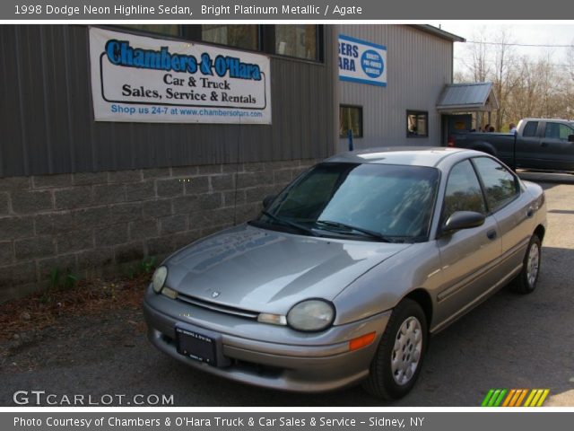 1998 Dodge Neon Highline Sedan in Bright Platinum Metallic