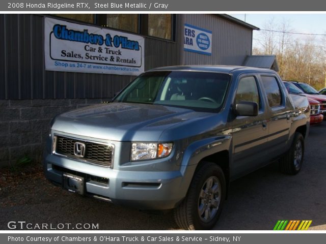2008 Honda Ridgeline RTX in Steel Blue Metallic