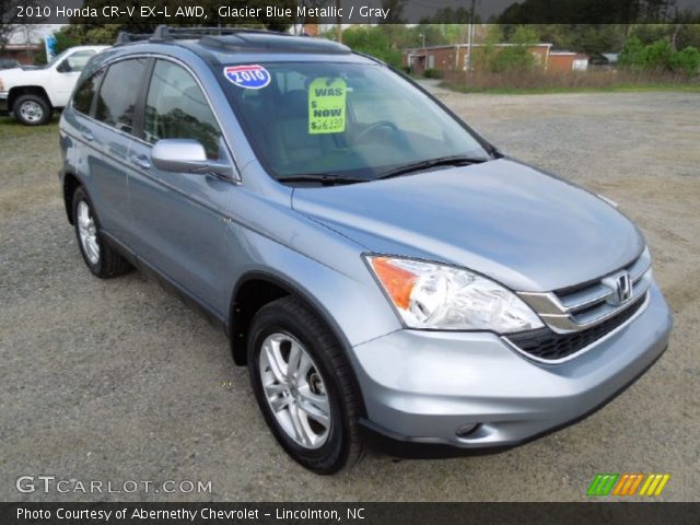 2010 Honda CR-V EX-L AWD in Glacier Blue Metallic