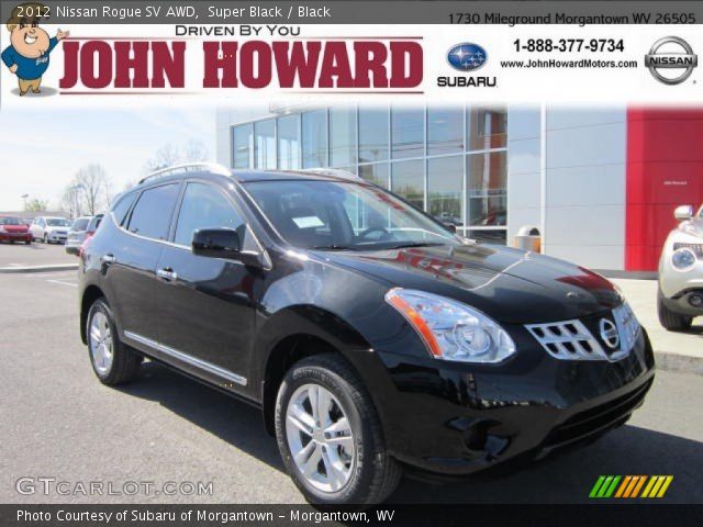 2012 Nissan Rogue SV AWD in Super Black