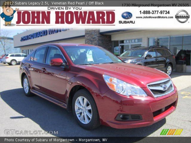2012 Subaru Legacy 2.5i in Venetian Red Pearl