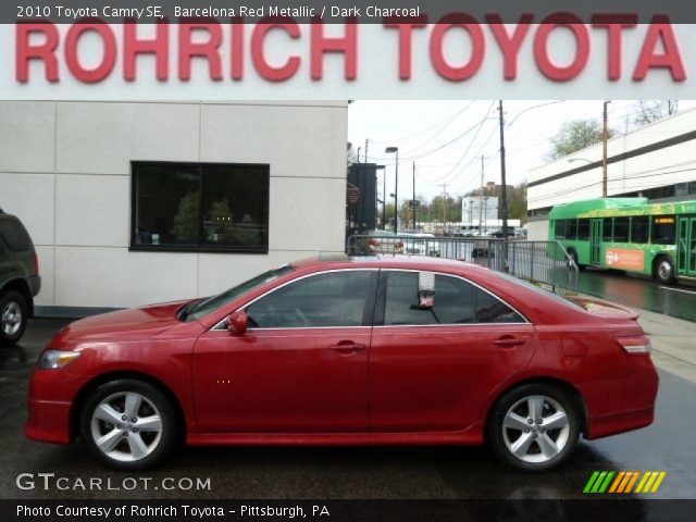 2010 Toyota Camry SE in Barcelona Red Metallic