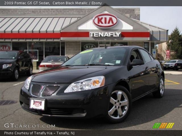 2009 Pontiac G6 GT Sedan in Carbon Black Metallic