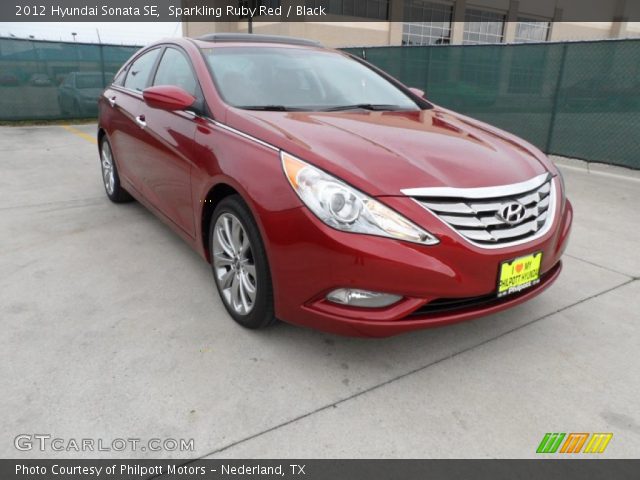 2012 Hyundai Sonata SE in Sparkling Ruby Red