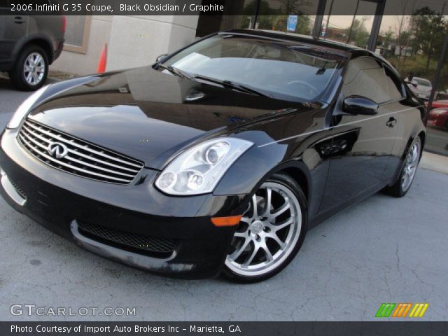 2006 Infiniti G 35 Coupe in Black Obsidian