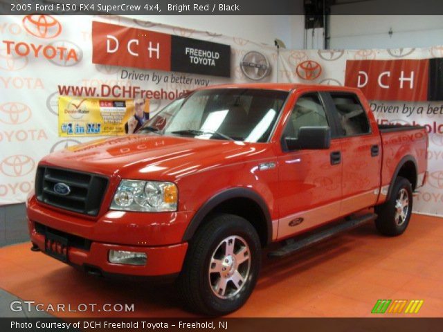 2005 Ford F150 FX4 SuperCrew 4x4 in Bright Red