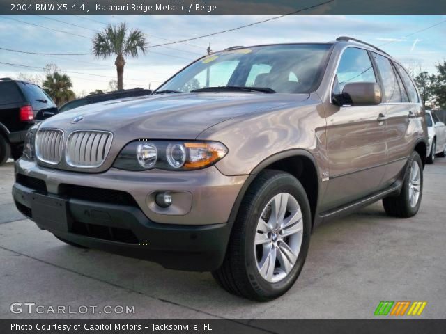 2004 BMW X5 4.4i in Kalahari Beige Metallic