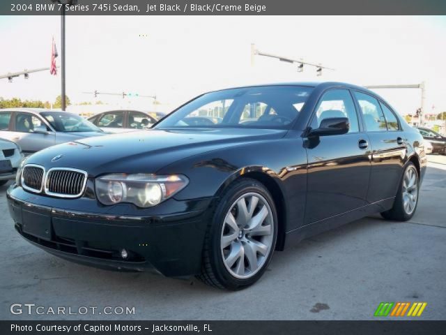 2004 BMW 7 Series 745i Sedan in Jet Black