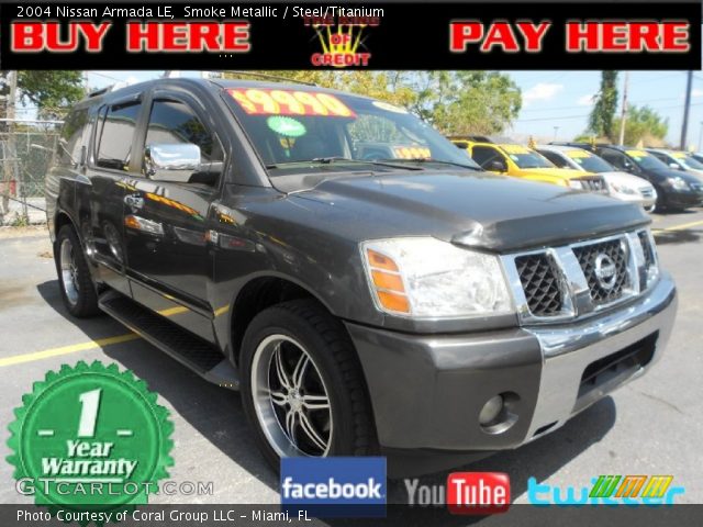 2004 Nissan Armada LE in Smoke Metallic