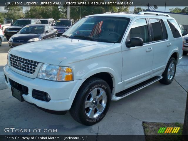 2003 Ford Explorer Limited AWD in Oxford White