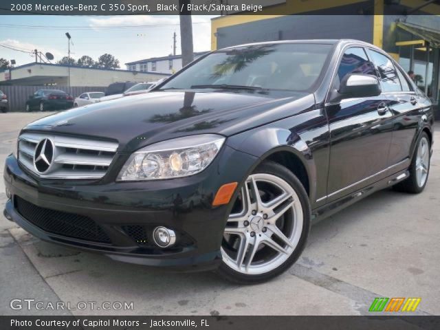 2008 Mercedes-Benz C 350 Sport in Black