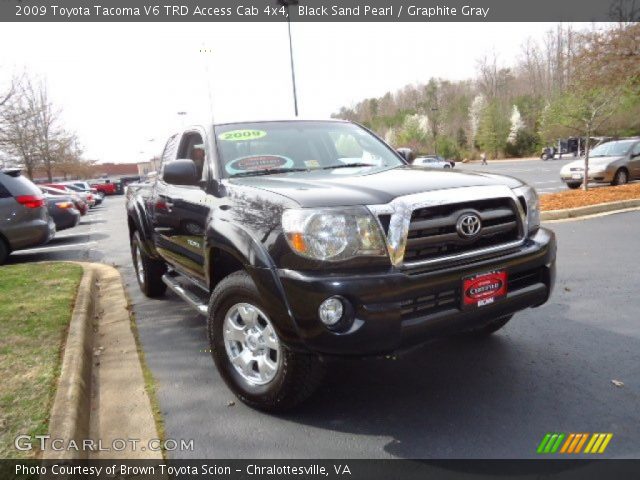 2009 Toyota Tacoma V6 TRD Access Cab 4x4 in Black Sand Pearl